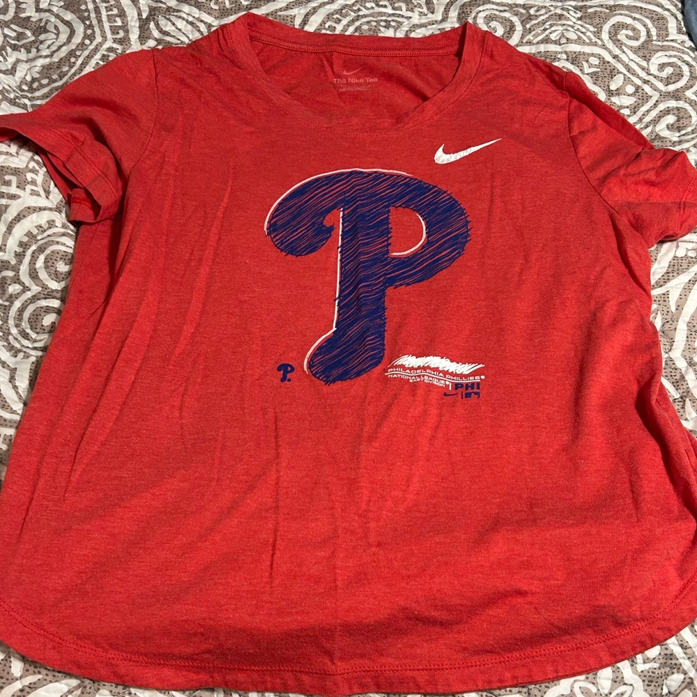 Nike Red Phillies Tee